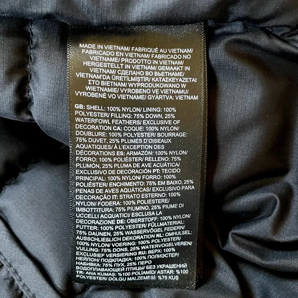 The North Face Men’s Minoqua Down Black Jacket - Picture 7 of 9